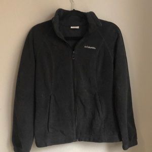 Black Columbia fleece jacket S
